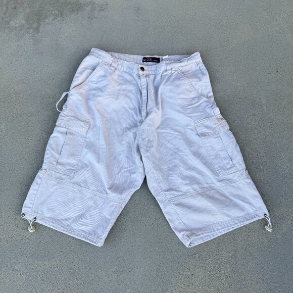 South Pole Other - SouthPole VTG Mens Cargo Shorts Size 36 Tan 7 Pockets Y2K HipHop‎ Grunge Baggy